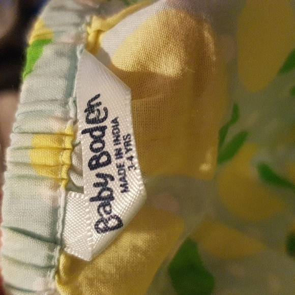 Baby Boden lemon diaper/panty cover 3-4 years - Picture 3 of 3